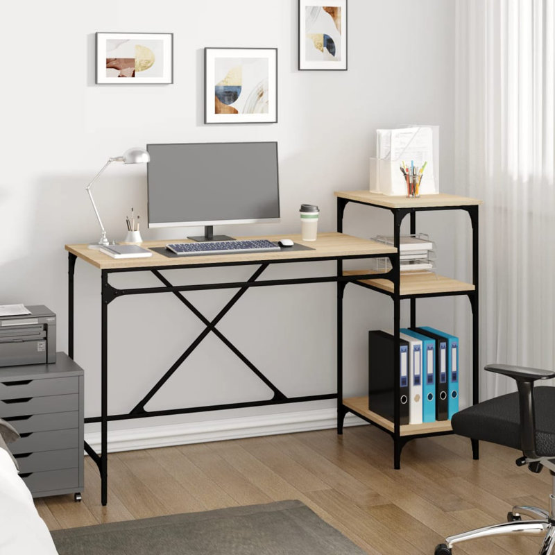 Brekke Writing Desk, Sonoma Oak