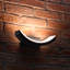 Willacy Black 12.8cm H Integrated LED Outdoor Sconce