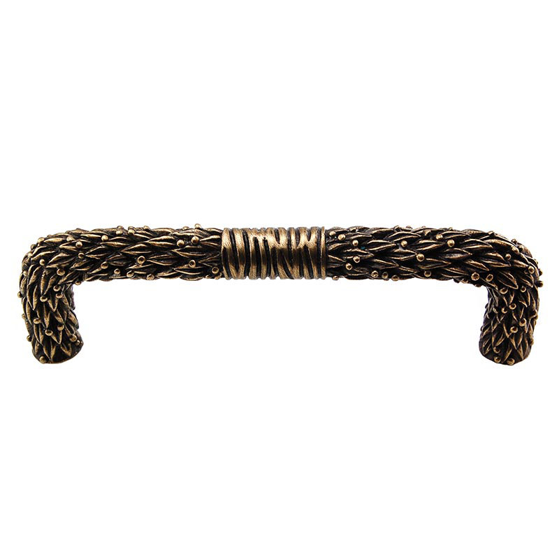 San Michele Arch Pull, 5", Antique Brass