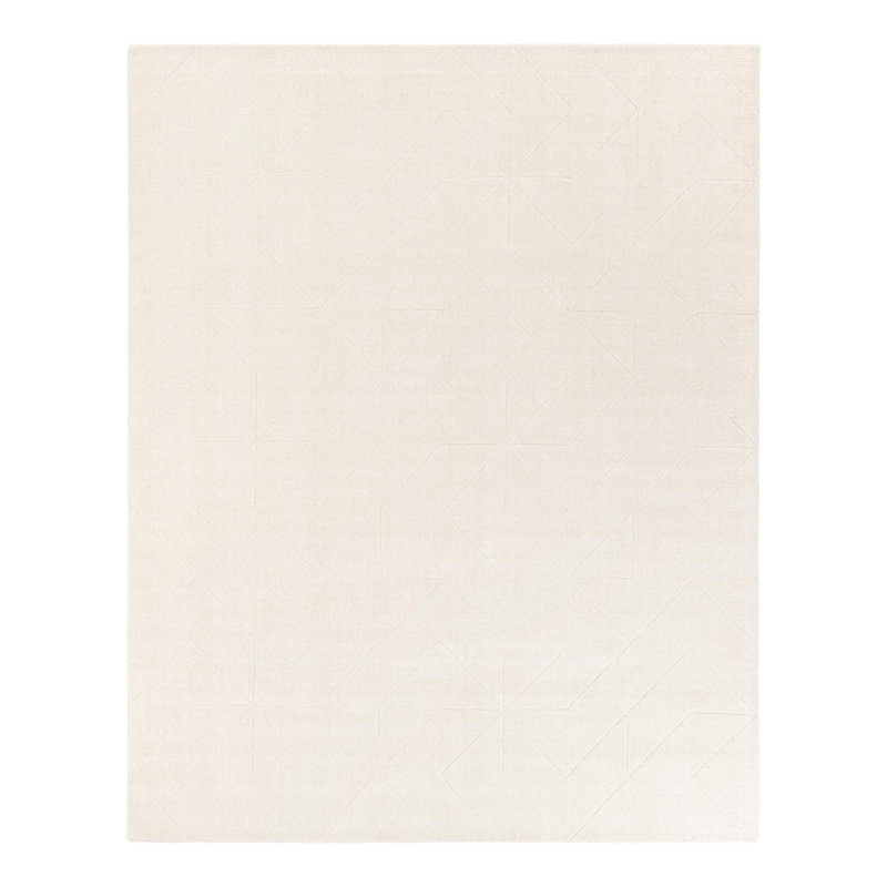 Cyndle Hand-Tufted Wool Geometric Area Rug, Rectangle 7'10" x 10'