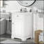 Meuble-lavabo à fermeture en douceur avec tablette réglable-1262296542