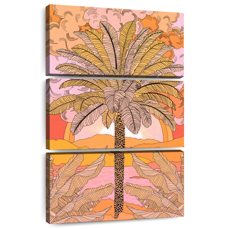 Palmier orange Harnek, H 32 po x l 20 po