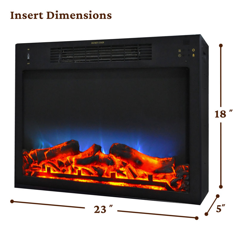 Alcott Hill® Dimmick 72.3'' W Electric Fireplace & Reviews | Wayfair