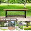 Banc d'extérieur en métal Latoysha-651590815