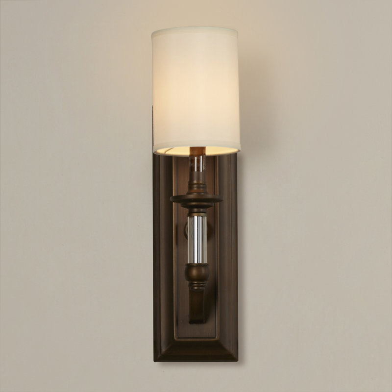 Sussex 1-Light Armed Sconce, English Bronze
