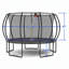 Trampoline d'extérieur durable et polyvalent avec caractéristiques de sécurité améliorées