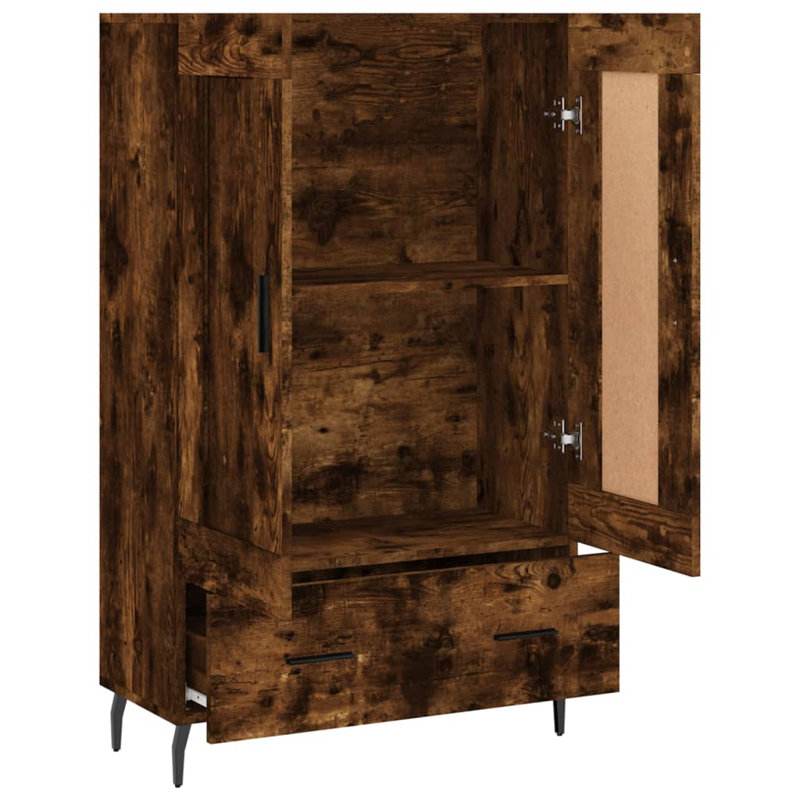 Manhold 69.5 cm W Chest of Drawers, Smoked Oak