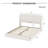 Upholstered Bed Frame with Wingback Headboard,Low Profile Platform Bed with Padded Headboard-194271537
