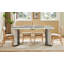 Grande table de salle à manger rectangulaire 70,9 ", grand bureau imperméable en grain de marbre pour 8 personnes, table de salle à manger familiale de luxe avec pieds réglables pour la cuisine, le salon, le bureau, blanc