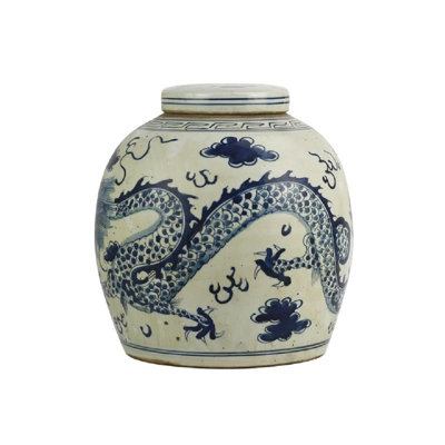 Mccandless Handmade Porcelain China Ginger Jar