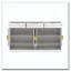 Armoire d'appoint avec 3 tiroirs et 4 portes-1998129122