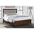 Louanne 50-inch Upholstered Queen Bed Walnut-114556717
