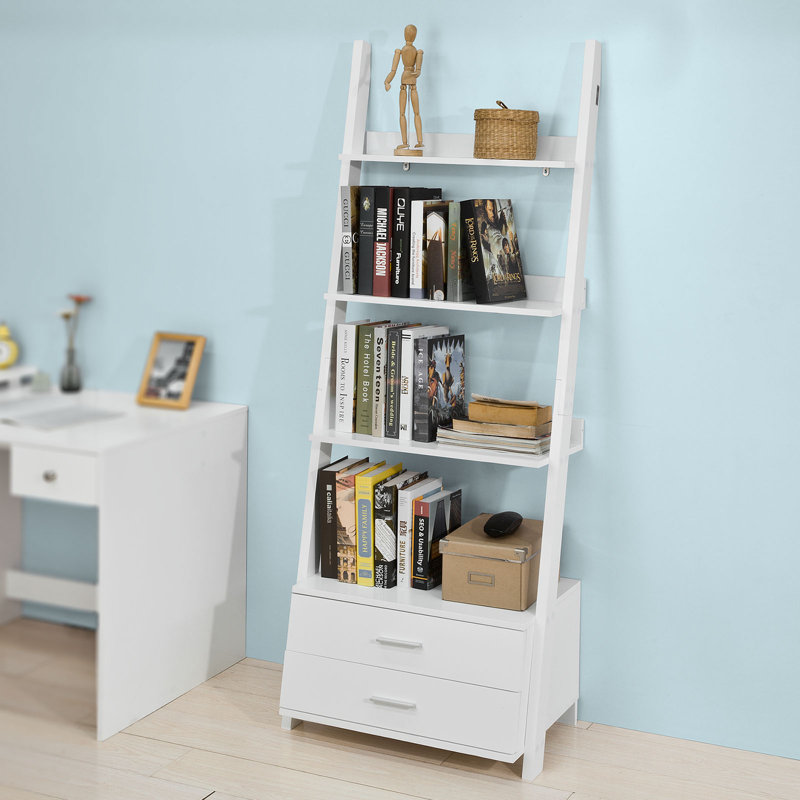 Wilmot 171cm H x 65cm W Ladder Bookcase