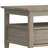 Warm Shaker 48" Solid Wood Coffee Table and Acadian 24" Solid Wood Nightstand (Set of 2), Distressed Grey, Transitional Style