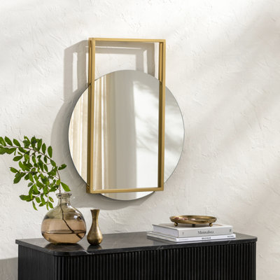 Niculaie Metal Wall Mirror
