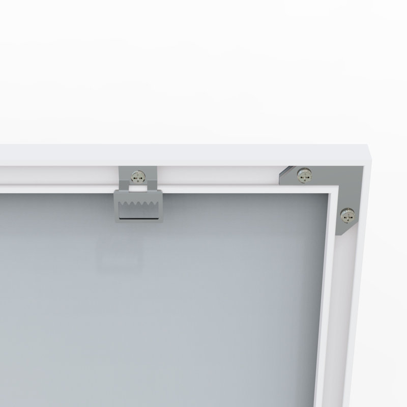 Miroir de salle de bain moderne, Blanc