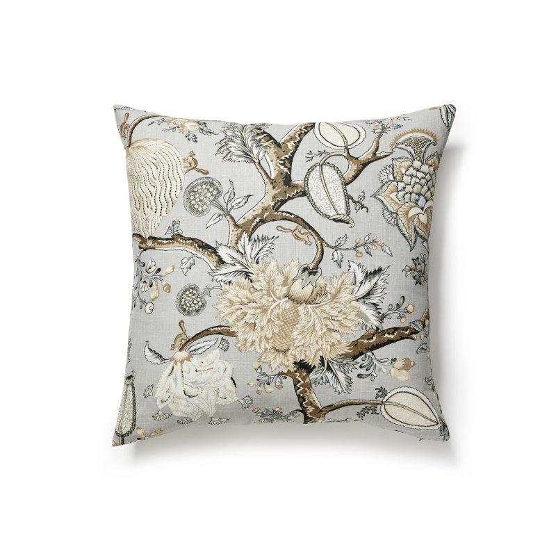 PONDICHERRY LINEN PRINT PILLOW, Mineral