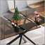 Table de salle à manger rectangulaire 59 po avec rallonge rétractable 59 po-1948497884