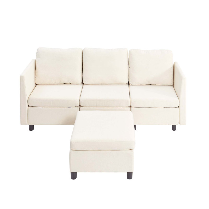 Canapé modulaire Cloud avec rangement caché et conception sécuritaire pour les enfants