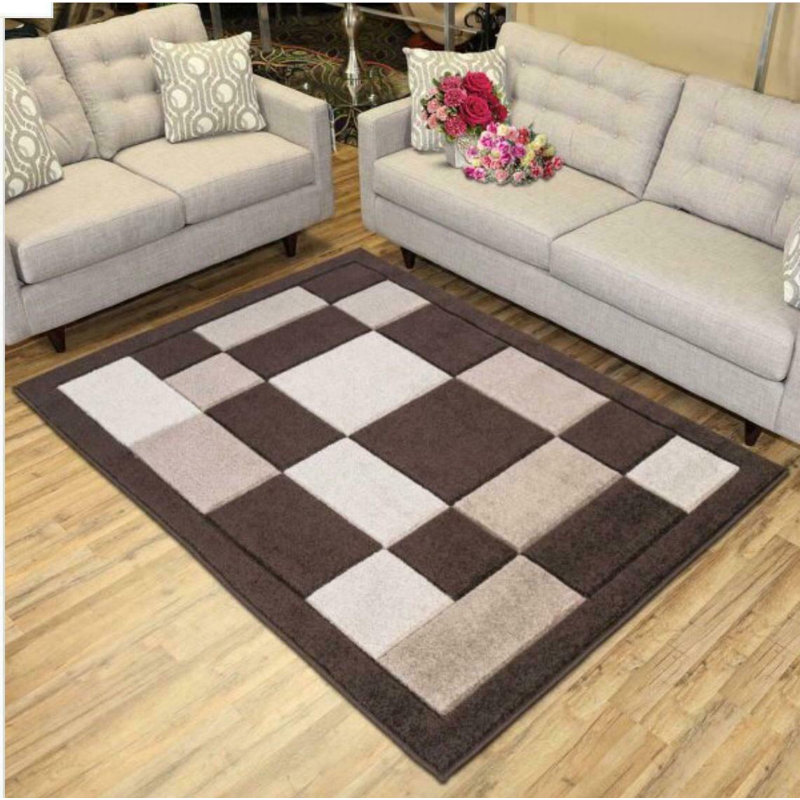 Charan Plaid Area Rug, Rectangle 200 x 290cm