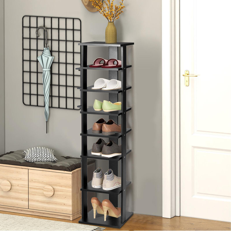 Range-chaussures 7 paires, Noir