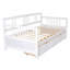 Lit de jour simple en bois avec deux tiroirs-822556012