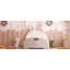 Lit simple tapissier princesse en forme de lapin, lit plateforme simple avec tête et pied de lit-2100597347
