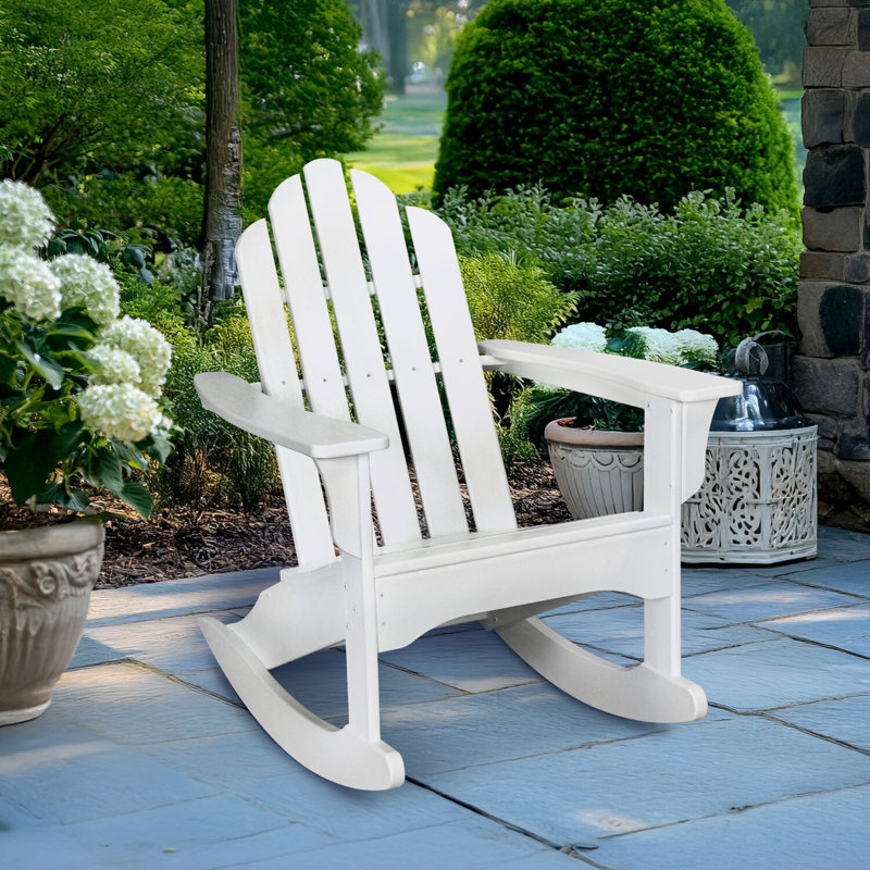 Scherer Outdoor Adirondack Chair, White