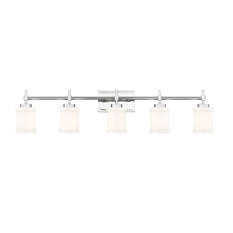 Cadoc 5 Light Vanity, Chrome