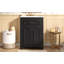 Meuble-lavabo 24 po avec lavabo en céramique intégré, armoire de salle de bain avec 2 portes, 1 tiroir basculant et meuble-lavabo simple pour salle de bain de petite et moyenne taille-126278861