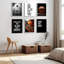 6 Piece Wrapped Canvas Print