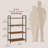 4 - Tier Steel - framed Bookshelf, Industrial Charm, Create Ideal Reading and Working Spaces-545135219