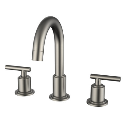 Widespread 2-handle Bathroom Faucet with Drain Assembly