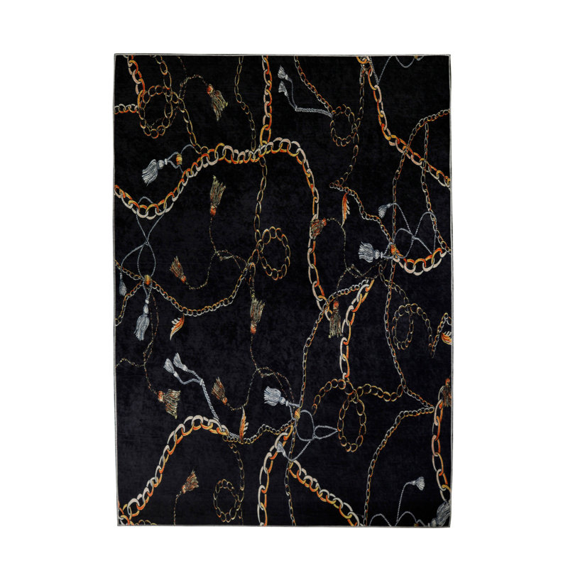 Premium Hall Carpet, 3D Digital Printed, 39.4 x 59.1 Inches | 100% Polyester, Antibacterial, Non-Slip Underside | Pile Height: 0.04 Inches, Machine Washable, Ideal for Living Room & Entryway Decor