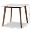Faux Marble Top Dining Table