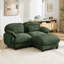 Canapé en L 76 po avec repose-pieds amovible et tissu chenille 76 po-1503003817-1503003821