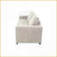 Canapé-lit convertible moderne en velours côtelé - Solution compacte de salon / chambre d'amis | Velours côtelé | Accoudoirs carrés | Beige