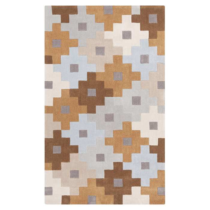 Shurtz Geometric Indoor Rug, Rectangle 9' x 13'