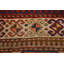 Tapis pré-1900 à motif de teinture de légumes Kazak antique 4 x 6