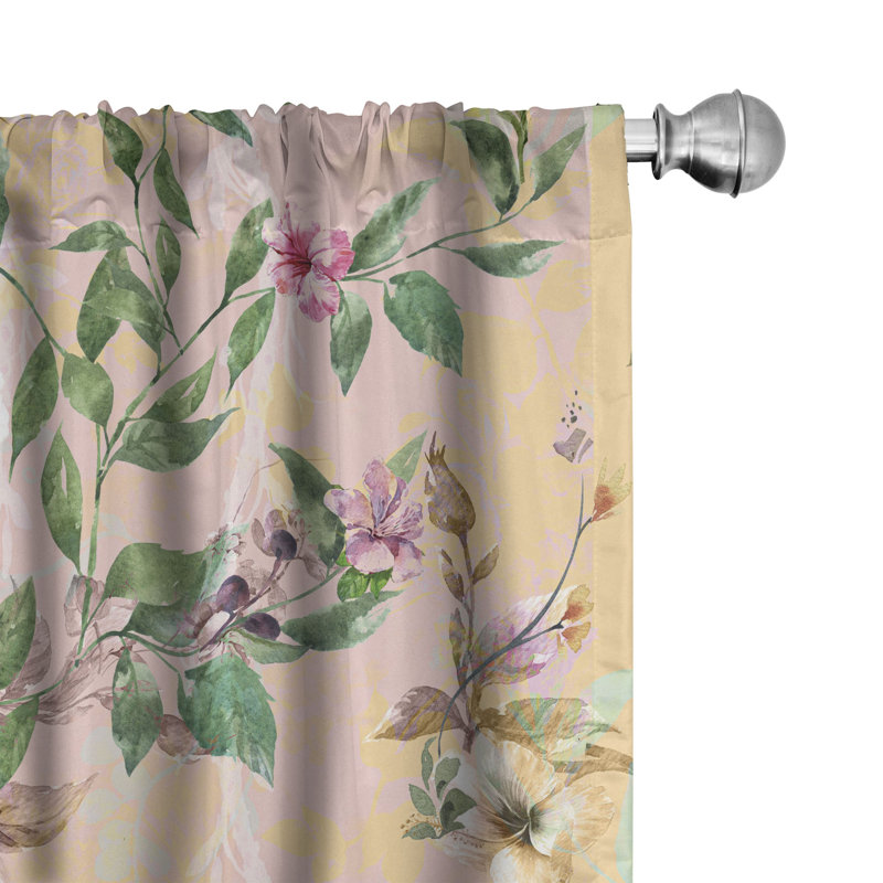 Gianmichael Semi Sheer Curtain Pair, 56" W x 84" L
