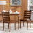 Aindriu Rustic Solid Wood Ladder-Back Dining Chairs-1536611679