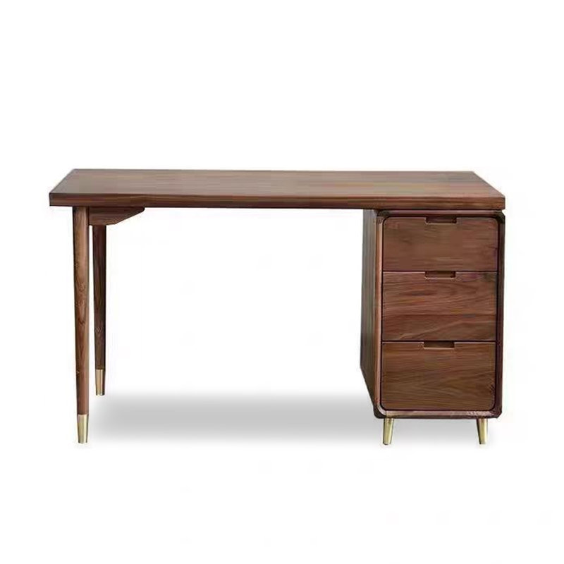Bureau en bois massif Nordic, H 29,53 po x l 55,12 po x P 27,56 po