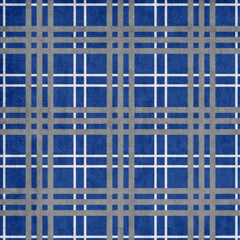 Serviette de plage de luxe Seattle football, Bleu / blanc / argent, Mélange polyester-coton