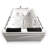 MIMI 69" x 52" 2-Person White Corner Whirlpool Bathtub with Heater & 14 Jets