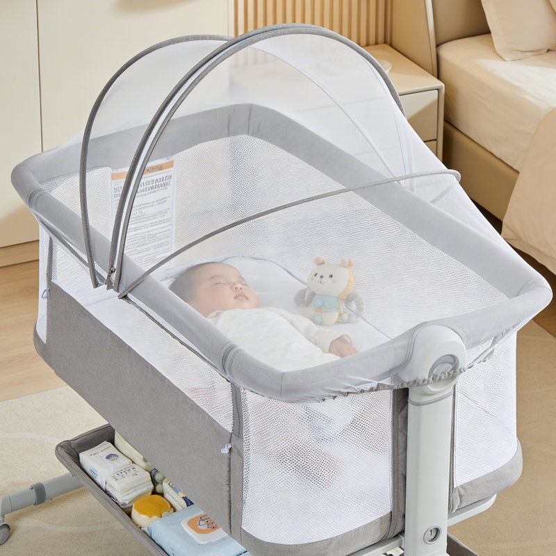 Lit de bébé pliable Garvee