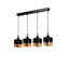 Luminaire suspendu pour îlot de cuisine 4 lumières à hauteur réglable