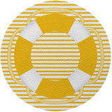 Lifeguard Buoy 16" Vinyl Placemat