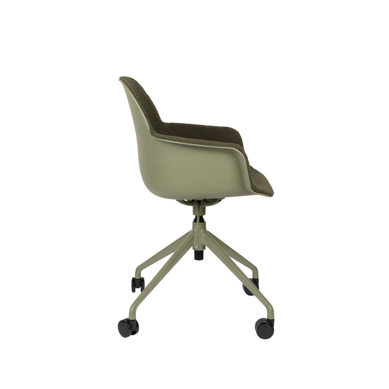 Albert Swivel Task Chair, Green, Green