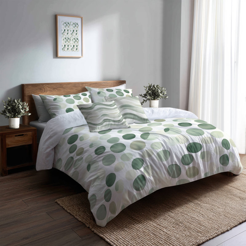 Ensemble d'édredon 6 pièces Modern, Édredon de grande taille et 5 pièces supplément