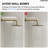 Pressure Balanced Shower System, 10" Rainfall Shower Faucet with Slide Bar And Handheld Shower Spray-107557321